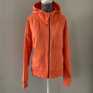 Like New… Northern Reflections Bright Orange Full-Zip Hoodie in Small